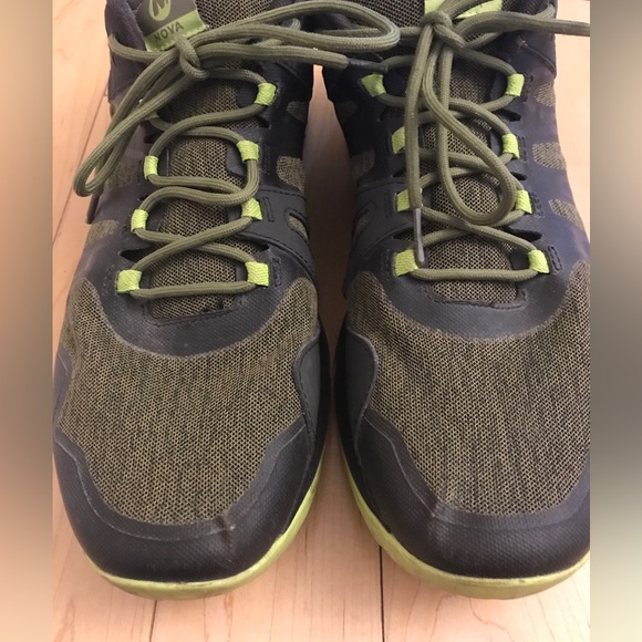 Merrell mens sneakers Nova 2 olive J48825 mens sz 15 Vibram - Picture 2 of 9
